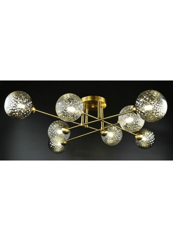 Люстра потолочная на 8 лампочек 26818 Латунь 20х90х90 см. Sunnysky (324396463)