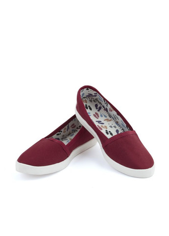 Бордовые эспадрильи женские canvas бордовые Oldcom без декора (360870332)