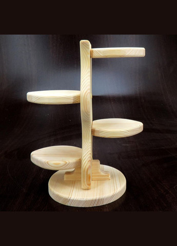 Подставка для десертов из дерева Марципан 4 бланже (КИП-400601) No Brand (327849192)