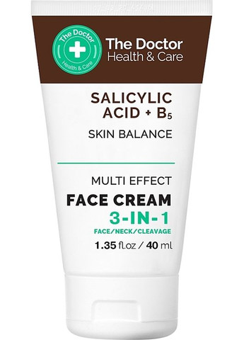 Крем для лица 3 в 1 Salicylic Acid + B5 Face Cream 40ml (1316581-1201540) The Doctor Health & Care (368627323)