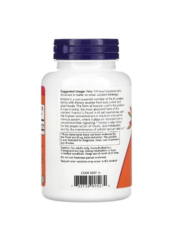 Витамин В8 Inositol Powder, 113 грам Now (322640017)