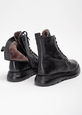 Черные осенние ботинки мужские кожаные 342460 Power