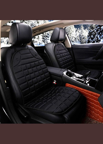 Накидка на два сиденья 02 GB4706 Black с подогревом от прикуривателя 12 В 70 шт. AIKESI (352013154)