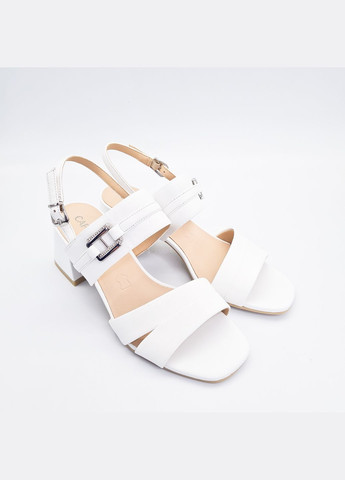 Белые босоножки (р) кожа 0-1-1-9-28301-44-102-1 Caprice с ремешком