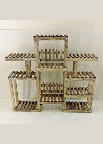 Подставка для цветов из дерева Тулон капучино (ЦВТ-008109) No Brand (328225298)