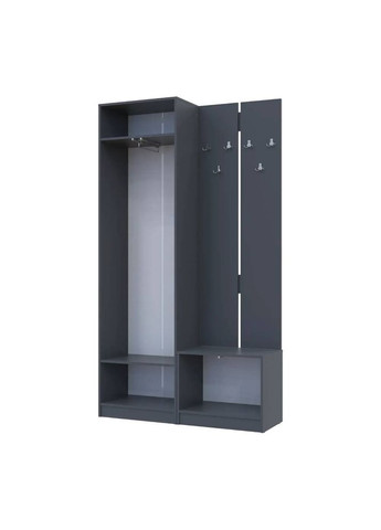 Передпокій Сола (модульний комплект - 2 елементи) / Сірий 120х40х215 (DRS-011748) Doros (361998868)