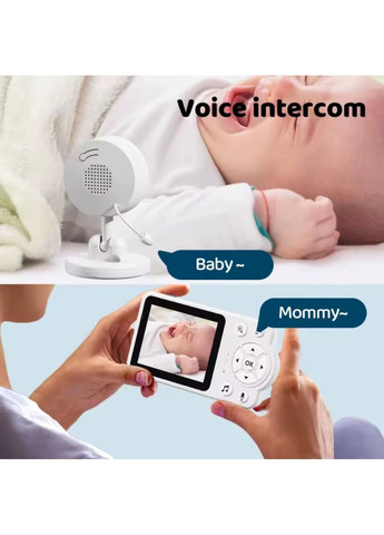 Відеоняня C3 з 2.8" екраном, 150м, Type-C роз'єм Baby Monitor С3 (369364850)