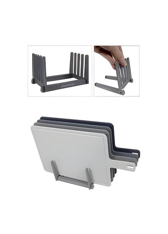 Набір кухонних дошок на підставці 4 шт Kamille (303212631)