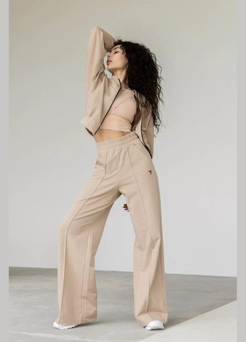 Хлопковый костюм на молнии TOTALFIT E2-LD32+A4-LD32 beige (336963789)