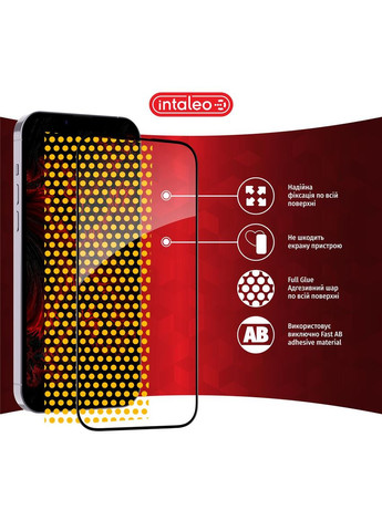 Захисне скло Full Glue ESD для Apple iPhone 16 Pro Black (1283126594724) Intaleo (341487916)