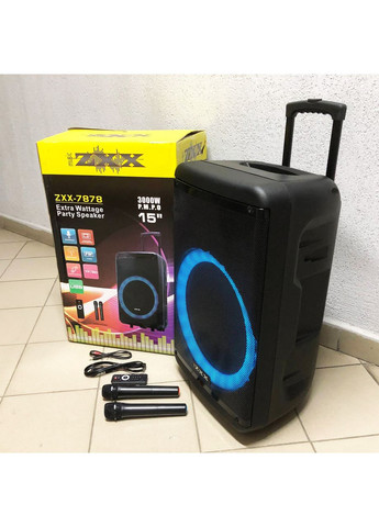Колонка для тусовок 7878 72х42х35см 600 Вт, Портативная беспроводная колонка с JM-983. ZXX (338854603)
