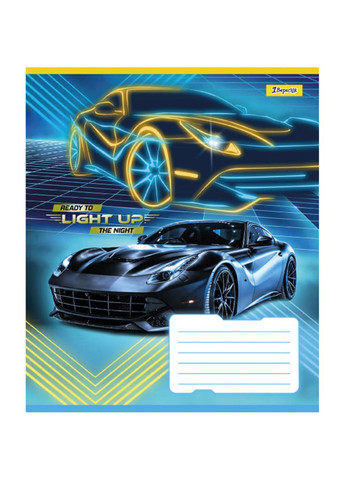 Зошит для записів А5 Lights up 767165 96 аркушів 1 Вересня (364790634)