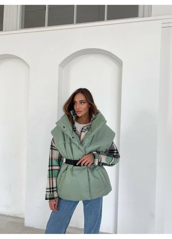 Жилет Desing оливкового цвета milirud (366291433)