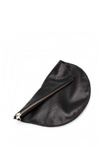 Шкіряна косметичка-клатч чорна PoolParty (372657830)