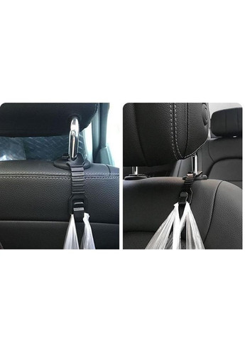Крючки (вешалки) на подголовник в автомобиль 4 шт Черные (RT050730) Bodasan (317297295)