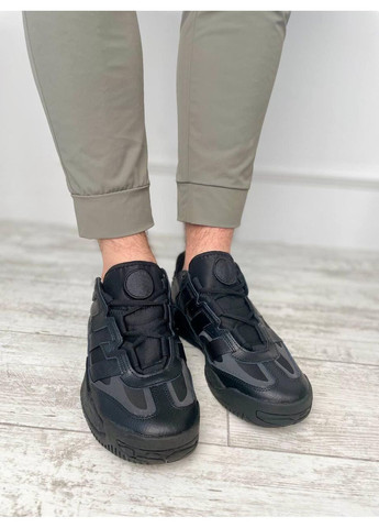 Чорні Осінні кросівки чоловічі adidas niteball black адідас найтбол No Brand