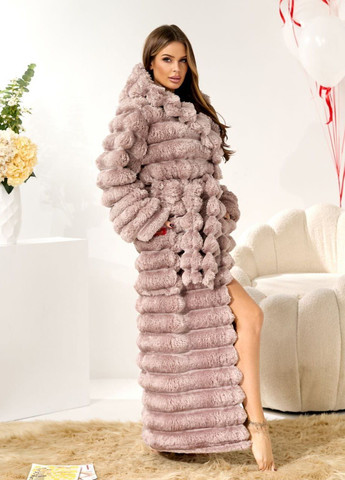 Жіночий махровий халат-шубка з капюшоном Selim-tekstil (372444280)