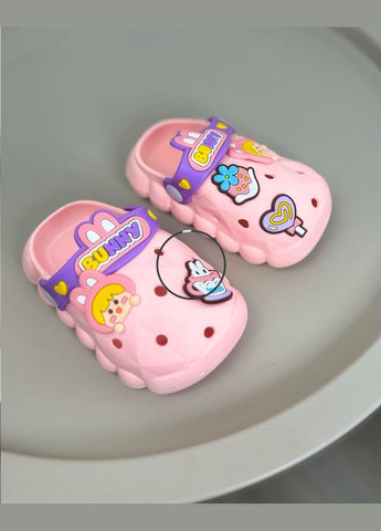Детские крокси розовые 1248 No Brand (316531660)