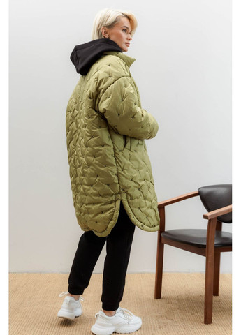 Фісташкова демісезонна фісташкова куртка-сорочка Seventeen