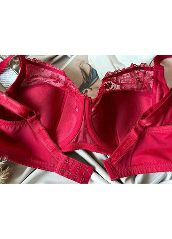 Бордовий бюстгальтер повномірний на чашку е бордовий Finikin