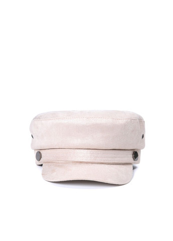 Кепка картуз женская экозамша бежевая DELORS LuckyLOOK 567-214 (322790976)