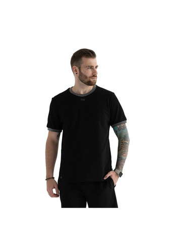 Черная мужская футболка element черная Teamv