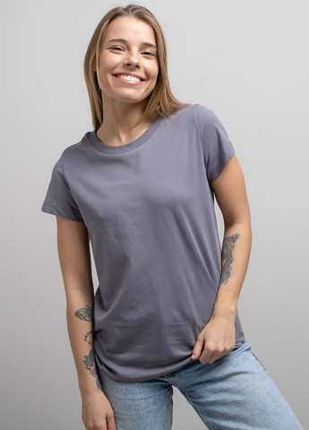 Сіра літня футболка жіноча 102811 Power