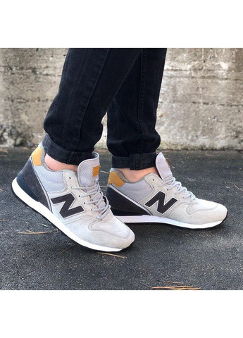 Сірі Зимовий кросівки чоловічі new balance 574 grey black white нью беланс 574 No Brand