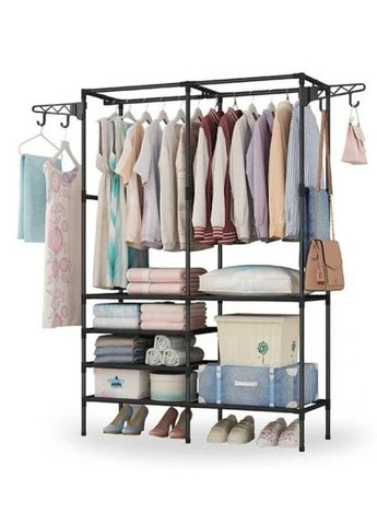 Вешалка для одежды с полками 160x112x46см Simple Coat шесть полок и крючки для одежды Good Idea (305696748)