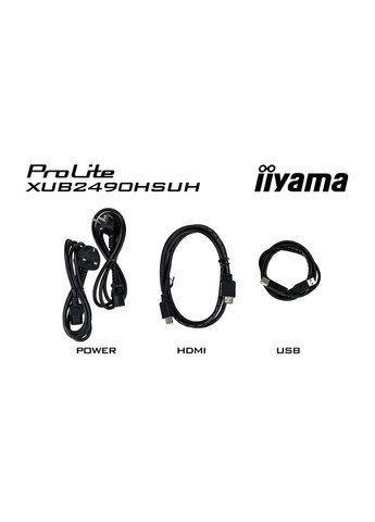 Монитор 23.8" ProLite XUB2490HSUH-B2 Black Iiyama (361079412)