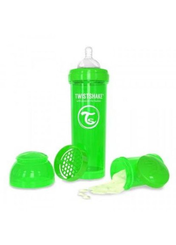 Пляшечка для годування Twistshake антиколиковая 330 мл, зеленая (268145753)