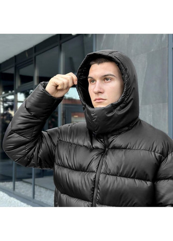 Черная стильная зимняя куртка🔝😎 Luna