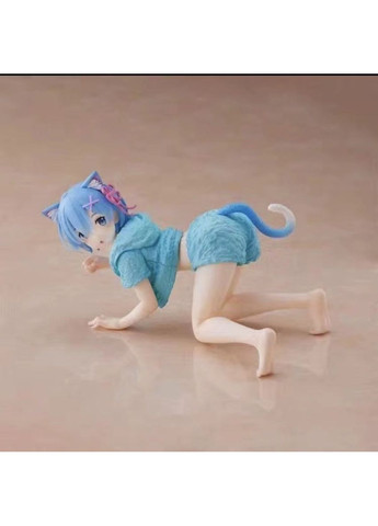 Аніме фігурка Рем котик Re zero Rem Життя в альтернативному світі з нуля, у піджамі No Brand (362495194)