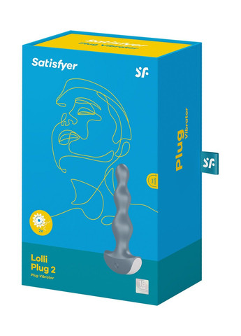 Анальная пробка с вибрацией Lolli-Plug 2 ice blue Satisfyer (315497991)
