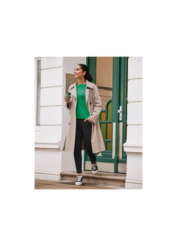 Футболка-лонгслів рукав 3/4 для жінки LYCRA® 453546 зелений Esmara (301000329)