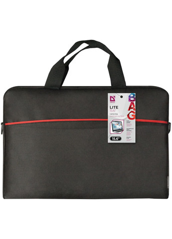 Сумка для ноутбука 15.6", черная, ремень на плечо Defender Lite (358202077)