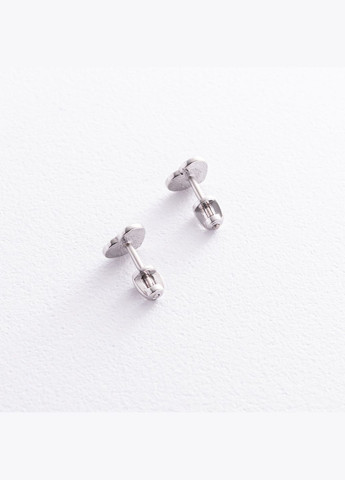 Срібні сережки пусети Сердечки (емаль) OR131110 Oniks (264024038)
