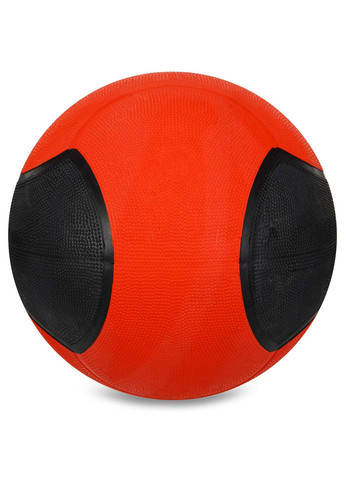 Медбол м'яч медичний Medicine Ball Червоний-чорний (вага 8 кг) FI-5121-8 Zelart (367617514)