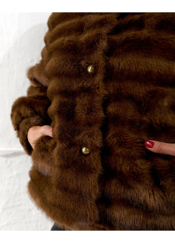 Короткая шубка из искусственной норки KVAN (362039435)