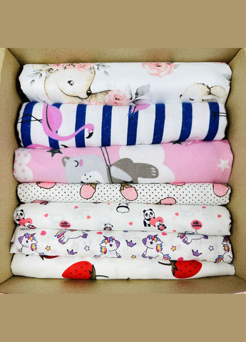 Набор пеленок Мини для девочки 8+3 в подарок Mommy Bag (277372094)