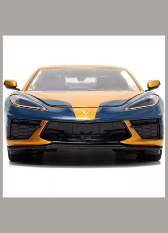 Автомодель Марвел Люди-Х Chevrolet Corvette з фігуркою Росомахи 1:24 (253225025) Jada (330057638)
