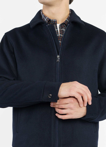 Синя зимня куртка чоловіча синя Arber Bomber Jacket KR78