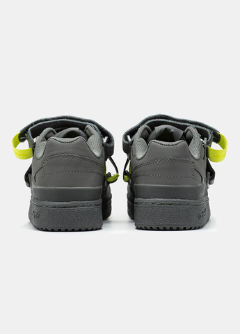 Серые демисезонные кроссовки женские и мужские adidas forum grey | адидас форум серые No Brand