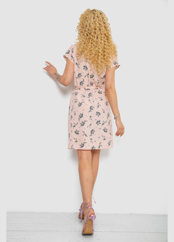 Персикова кежуал сукня з принтом Ager