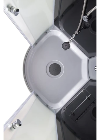 Гідромасажний бокс STRONG SBH02-90x90x215-GR SATIN низький піддон Mixxus (392909248)