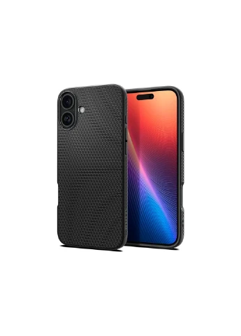 Чехол для мобильного телефона (ACS08066) Spigen iPhone 16 Plus Liquid Air Matte Black (326586219)