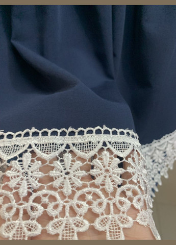 Спідничка для дівчинки синя з мереживом No Brand (318529684)