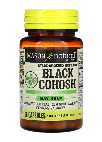 Black Cohosh 60 Caps Mason Natural (291848642)