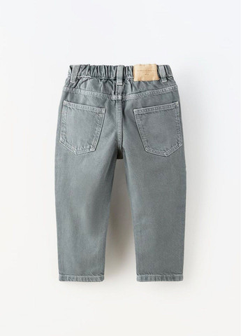 Серо-голубые демисезонные джинсы Zara