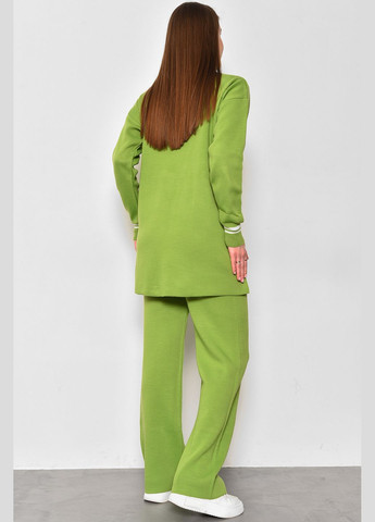 Костюм женский расклешенный зеленого цвета Let's Shop (280777161)